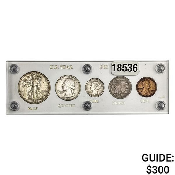 1934-P U.S. Year Set 1C-50C