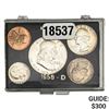 Image 1 : 1958-D U.S. Mint Set 1C-50C