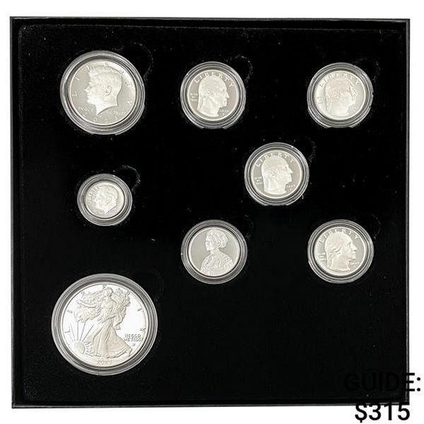 2023 U.S. Silver Proof Set 8 Varied Coins
