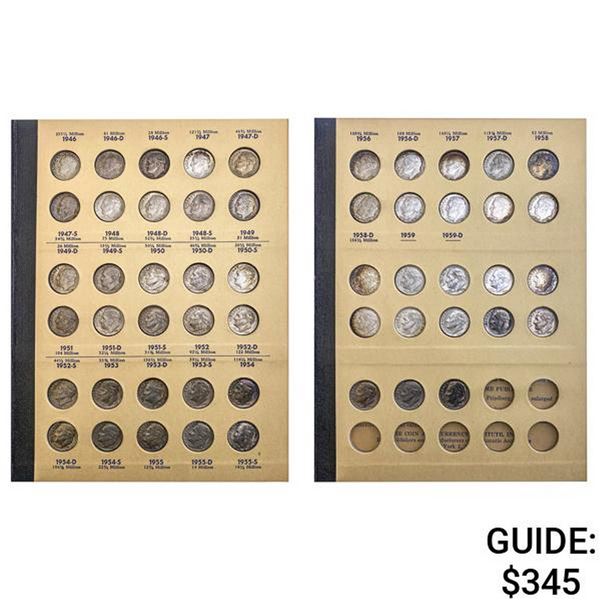 1946-1968 [53] Roosevelt Head Dimes w/ Album