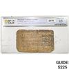 Image 1 : 1774 $1/3 Maryland/Colonial Currency PCGS 15