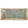 Image 2 : 1864 $100 Confederate States of America Note