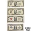 Image 1 : [4]1923-1934 $1/$2/$5 United States Notes