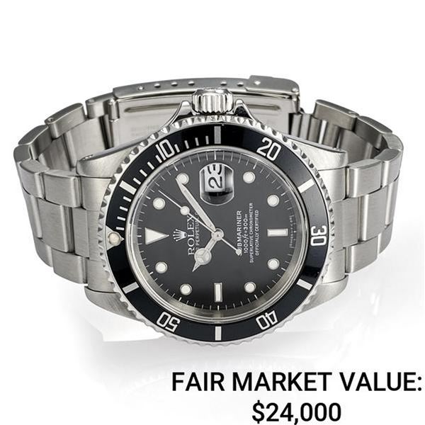 Rolex Submariner Stainless Steel w/ Black Dial - Reference #16610