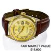 Image 1 : Rolex Day Date 18k Yellow Gold & Diamond Dial - Reference #1803