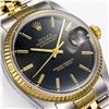 Image 8 : Rolex Datejust SS & 18k Yellow Gold w/ Black Dial - Reference #16013
