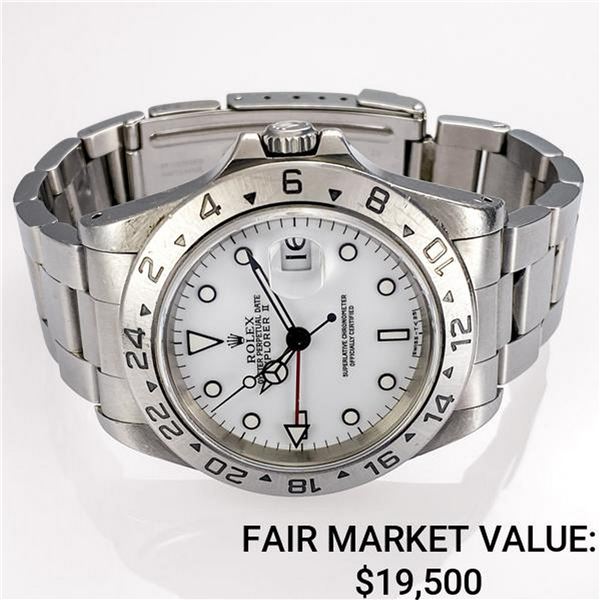 Men's Rolex Explorer II SS w/ Polar White Dial - Reference #16750