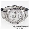 Image 1 : Men's Rolex Datejust SS w/ MoP Diamond Bezel - Reference #16014
