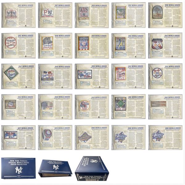 NY Yankees Official World Series Patch Collection