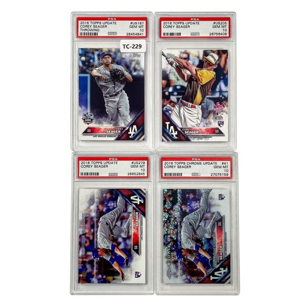 [4] 2016 Topps Chrome/Topps Update Corey Seager