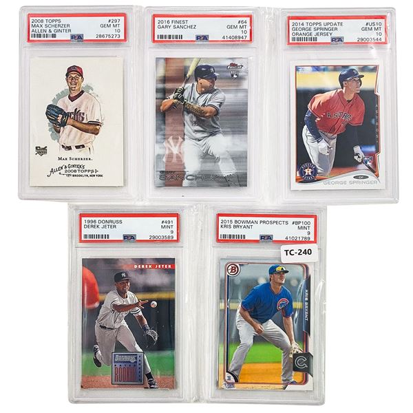 [5]1996-2016 Bryant/Jeter/Springer/Sanchez/Scherzer