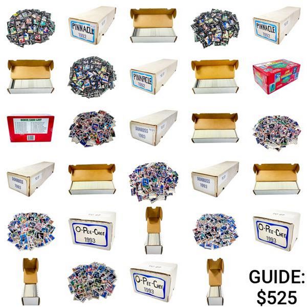 1992-3 Donruss/O-Pee-Chee/Pinnacle/Score Col. [5542 Cards w/ bonus cards sealed]