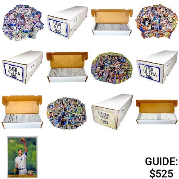 1993 Flair/Ultra/Upper Deck [2440 Cards w/ mint Derek Jeter]