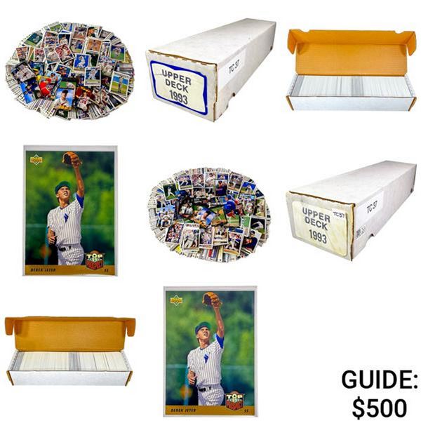 1993 Upper Deck [1680 Cards w/ mint Derek Jeter]