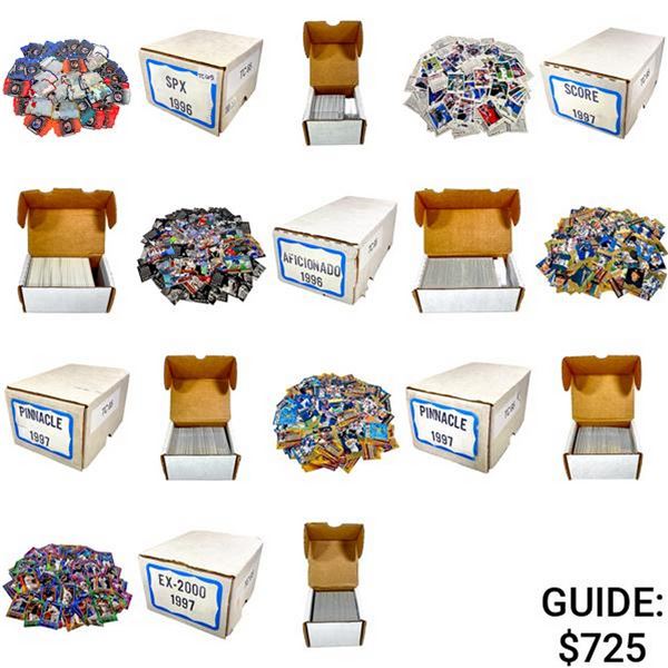 1996-7 Aficionado/EX-2000/Pinnacle/Score/SPX [1092 Cards]