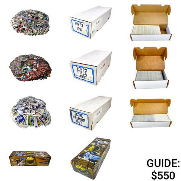 1997 Score Premium/Topps + Circa [1943 Cards w/ 496 Topps Sealed]