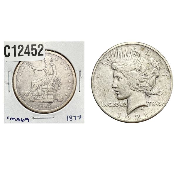 [2]1877-1921 Silver Trade & Peace Dollar