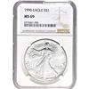 Image 2 : [5]1990-2006 Silver Eagle NGC MS69
