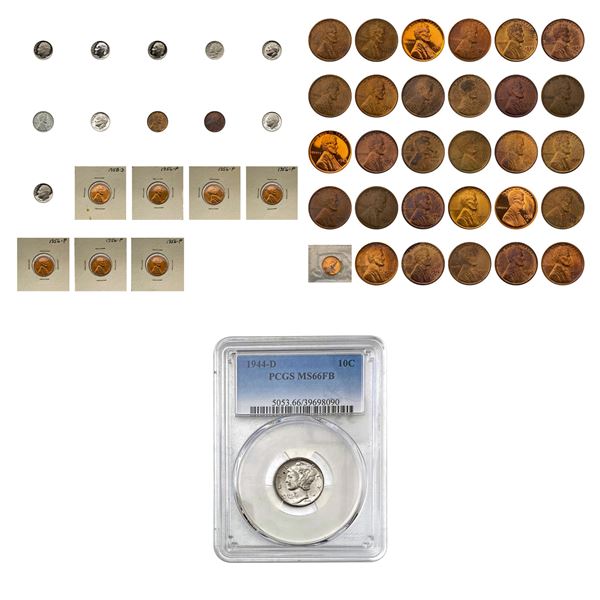 1909-1992 High Grade Better Date US Coin Lot [49 Coins]
