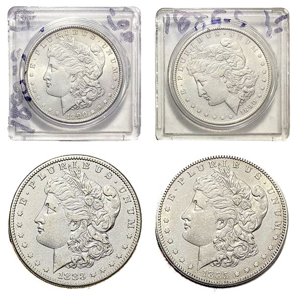 1883-1900 UNC Better Date Morgan Silver Lot [4 Coins]