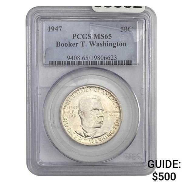 1947 Booker T. Washington Half Dollar PC