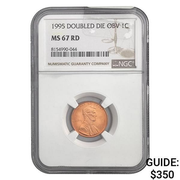 1995 Doubled Die Obv 1C NGC MS67 RD