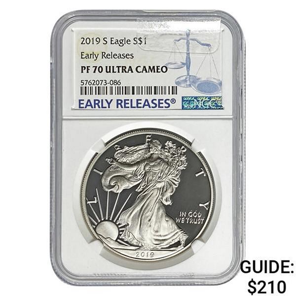 2019-S American Silver Eagle NGC PF70 UC