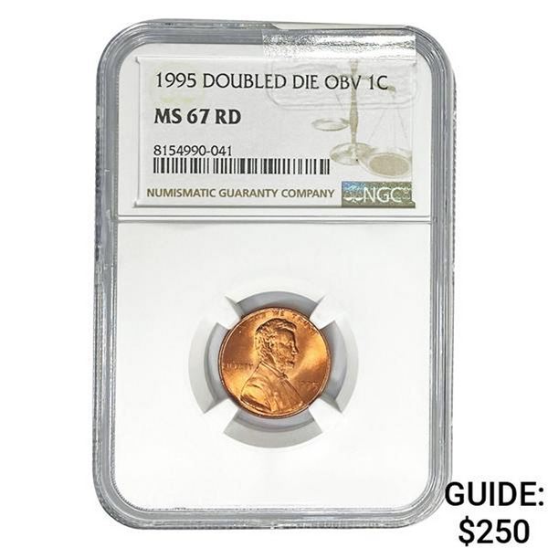1995 Doubled Die Obv 1C NGC MS67 RD