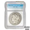 Image 1 : 1891-CC Morgan Silver Dollar ICG G4