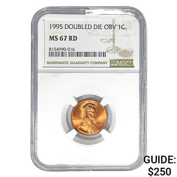 1995 Doubled Die Obv 1C NGC MS67 RD