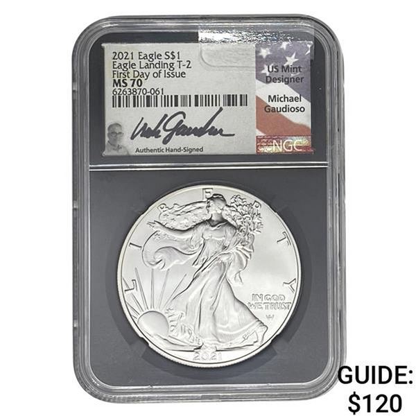 2021 Eagle S$1 Eagle Landing T-2 NGC MS7