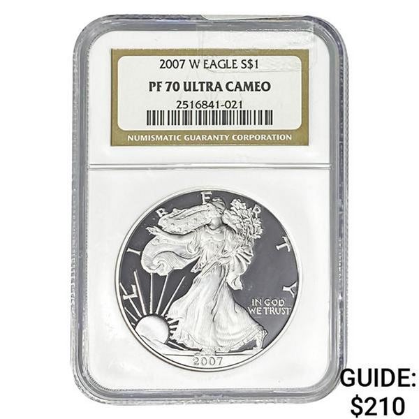 2007-W American Silver Eagle NGC PF70 UC