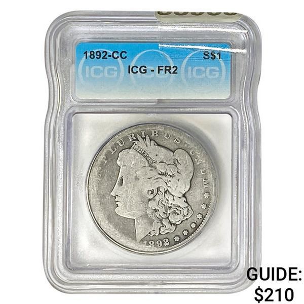 1892-CC Morgan Dollar ICG FR2