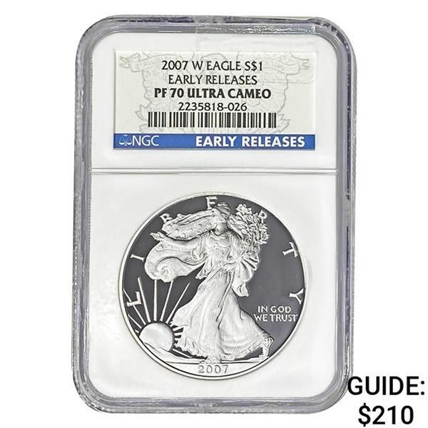 2007-W Eagle S$1 NGC PF70 Ultra Cameo