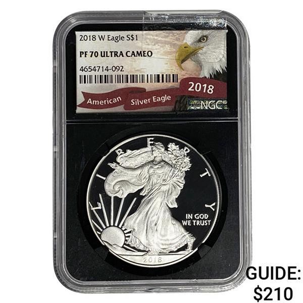 2018-W American Silver Eagle NGC PF70 UC