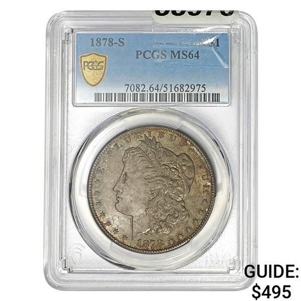 1878-S Morgan Dollar PCGS MS64