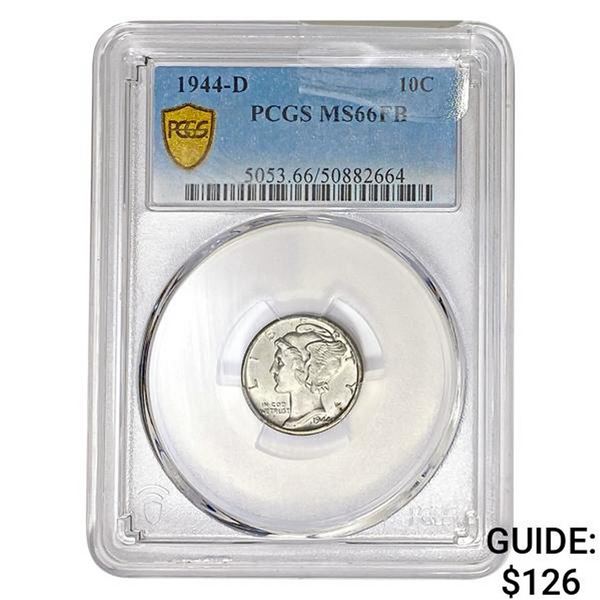 1944-D Mercury Dime PCGS MS66FB