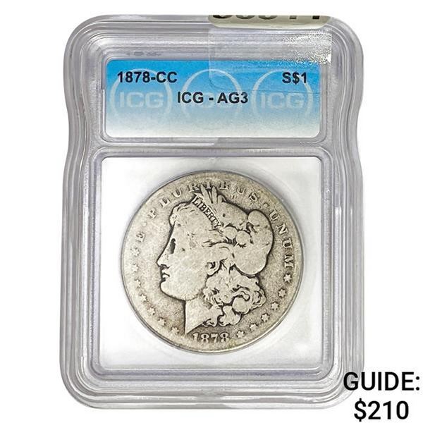 1878-CC Morgan Dollar ICG AG3