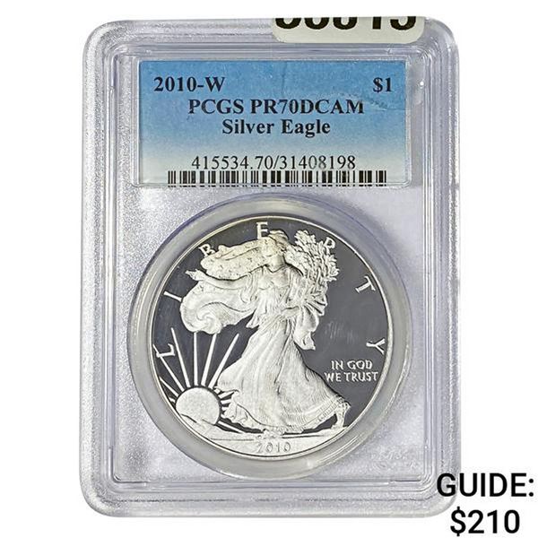 2010-W Silver Eagle PCGS PR70DCAM