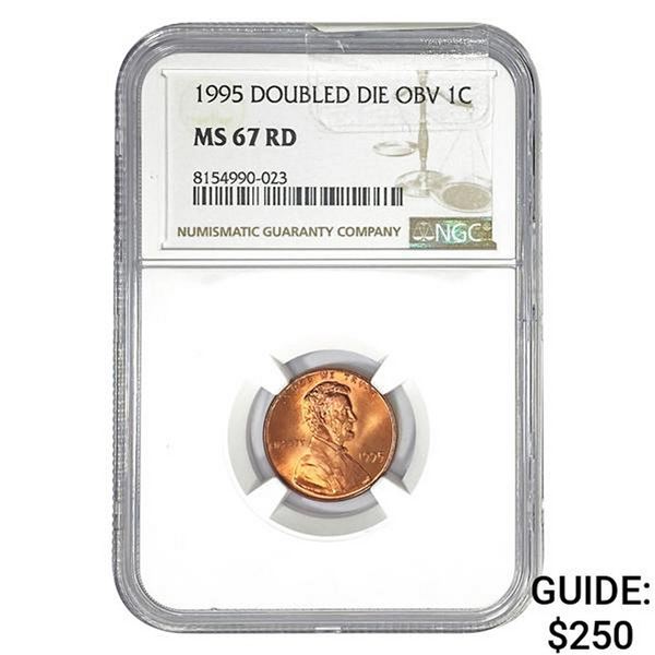 1995 Doubled Die Obv 1C NGC MS67 RD