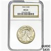 Image 1 : 1941-S Walking Liberty Half Dollar NGC MS64