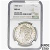 Image 1 : 1880-S Morgan Silver Dollar NGC MS66