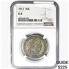 Image 1 : 1913 Barber Half Dollar NGC G6