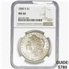 Image 1 : 1880-S Morgan Silver Dollar NGC MS66