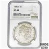 Image 1 : 1880-S Morgan Silver Dollar NGC MS66