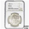 Image 1 : 1886 Morgan Silver Dollar NGC MS66