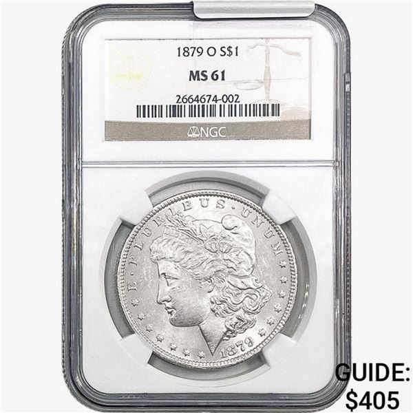 1879-O Morgan Silver Dollar NGC MS61
