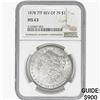 Image 1 : 1878 REV 79 Morgan Silver Dollar NGC MS63