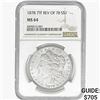 Image 1 : 1878 REV 78 Morgan Silver Dollar NGC MS64