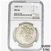 1880-S Morgan Silver Dollar NGC MS66